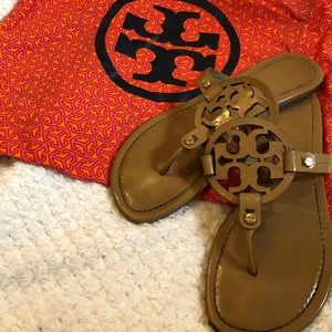 Tory Burch Miller Sandals Size 9 with Dust Bag